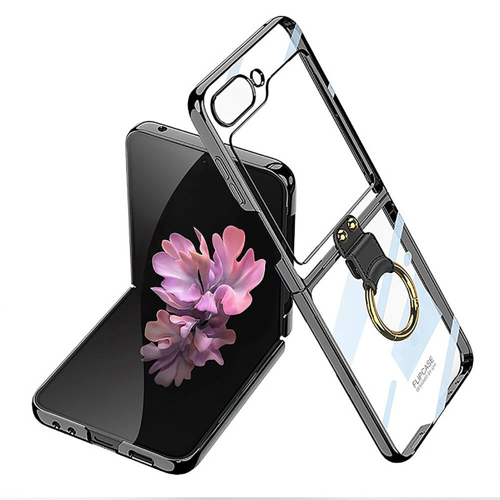 Galaxy Z Flip 6 Kılıf Zore Yüzüklü Kıpta Kılıf