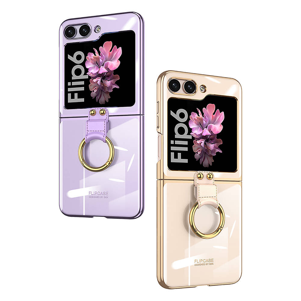 Galaxy Z Flip 6 Kılıf Zore Yüzüklü Kıpta Kılıf