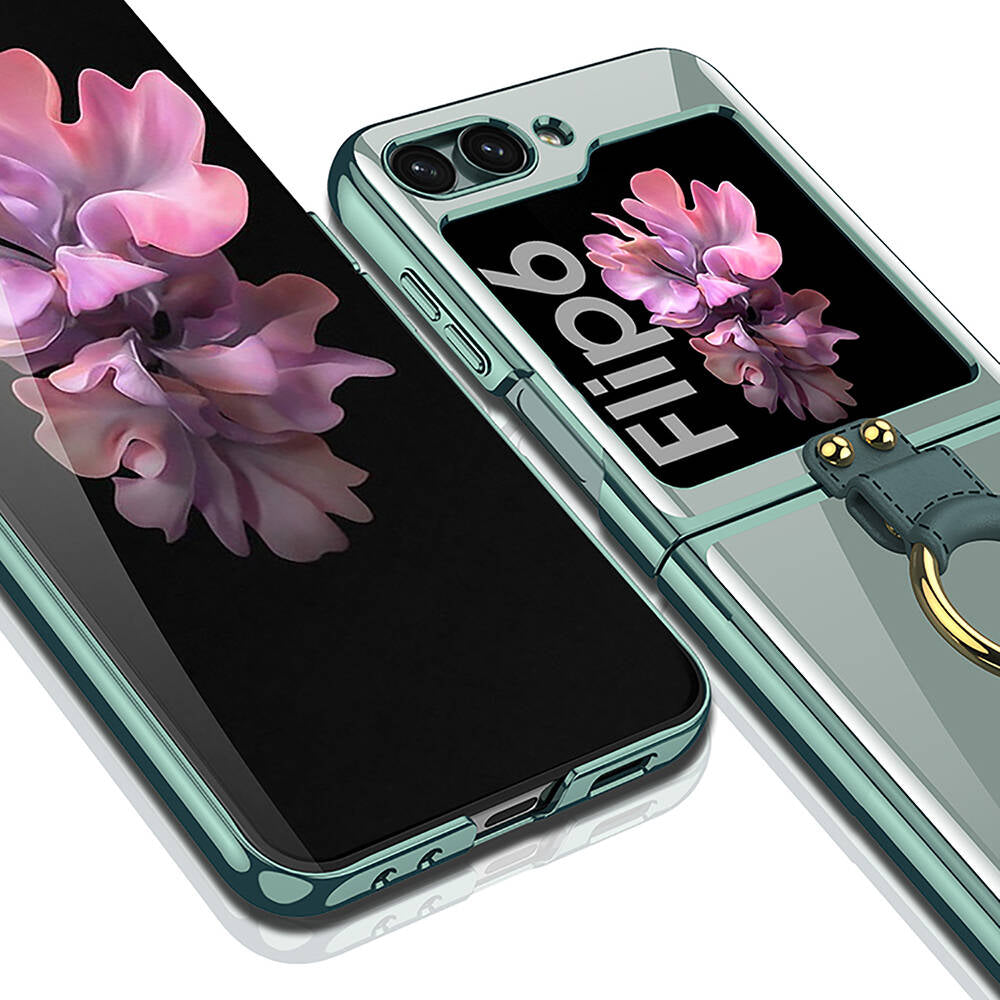 Galaxy Z Flip 6 Kılıf Zore Yüzüklü Kıpta Kılıf