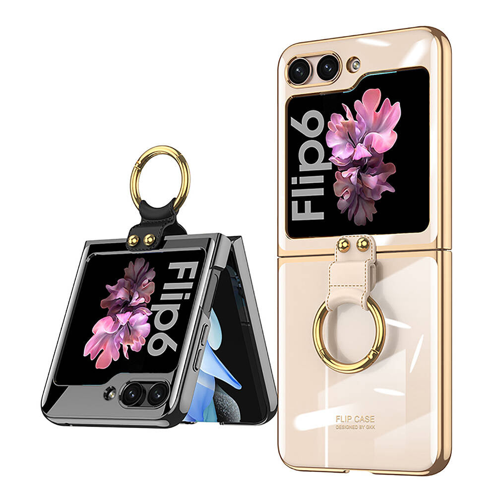 Galaxy Z Flip 6 Kılıf Zore Yüzüklü Kıpta Kılıf