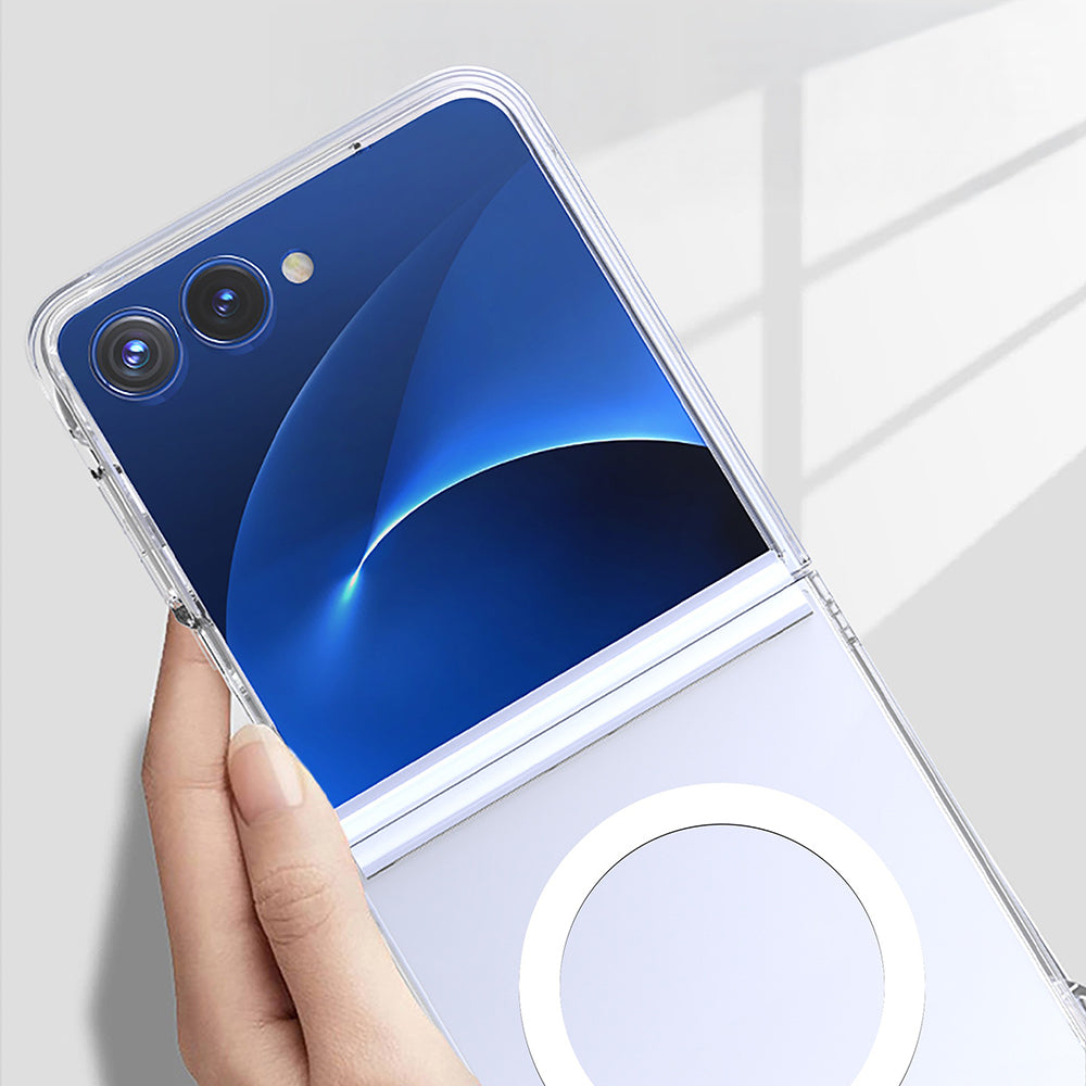 Galaxy Z Flip 7 Kılıf Kamera Korumalı M-safe Sert PC Zore Porto Kılıf