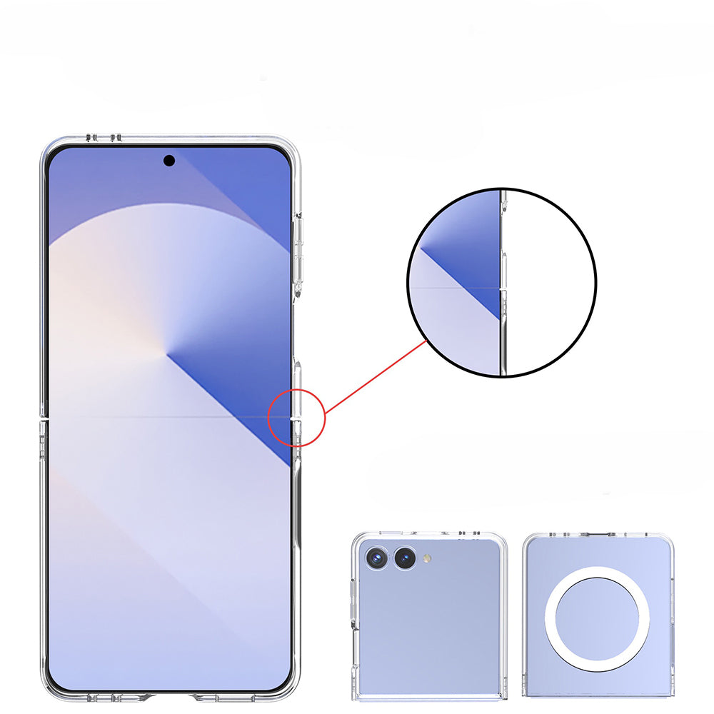 Galaxy Z Flip 7 Kılıf Kamera Korumalı M-safe Sert PC Zore Porto Kılıf