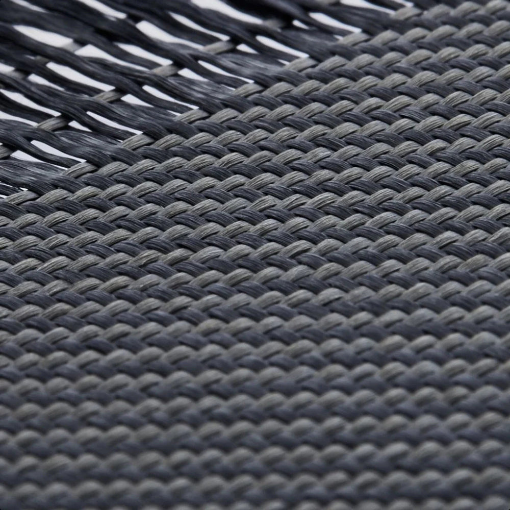 Galaxy Z Flip 7 Kılıf M-safe Şarj Özellikli 600D Aramid Karbon Fiber Pitaka Ultra-Slim Classic Serisi Black-Grey Twill Kılıf