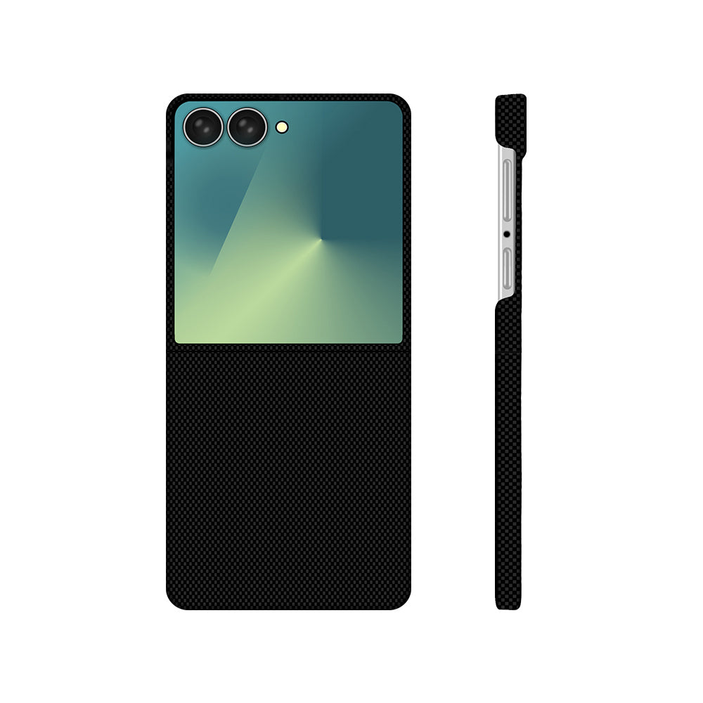 Galaxy Z Flip 7 Kılıf M-Safe Şarj Özellikli Zore Paris Zerre Sert PC Kılıf