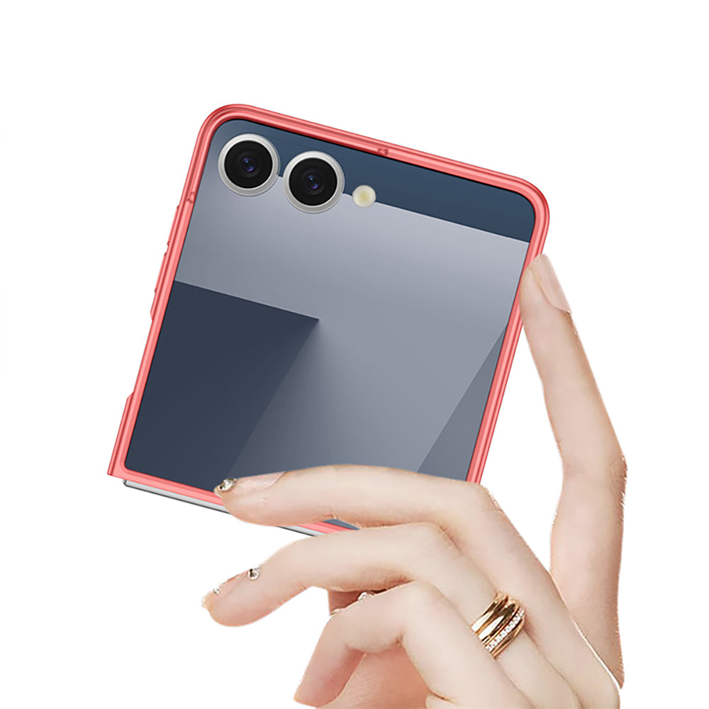 Galaxy Z Flip 7 Kılıf Wireless Şarj Özellikli Zore Kıpta M-safe Kılıf