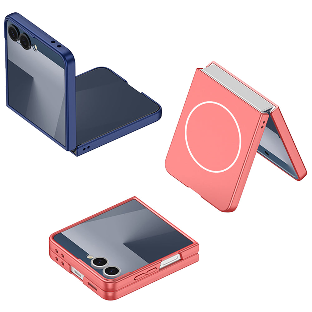 Galaxy Z Flip 7 Kılıf Wireless Şarj Özellikli Zore Kıpta M-safe Kılıf