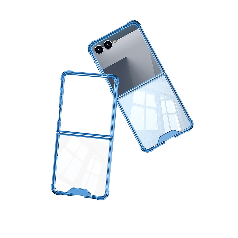 Galaxy Z Flip 7 Kılıf Zore Full Camlı Kıpta Kılıf