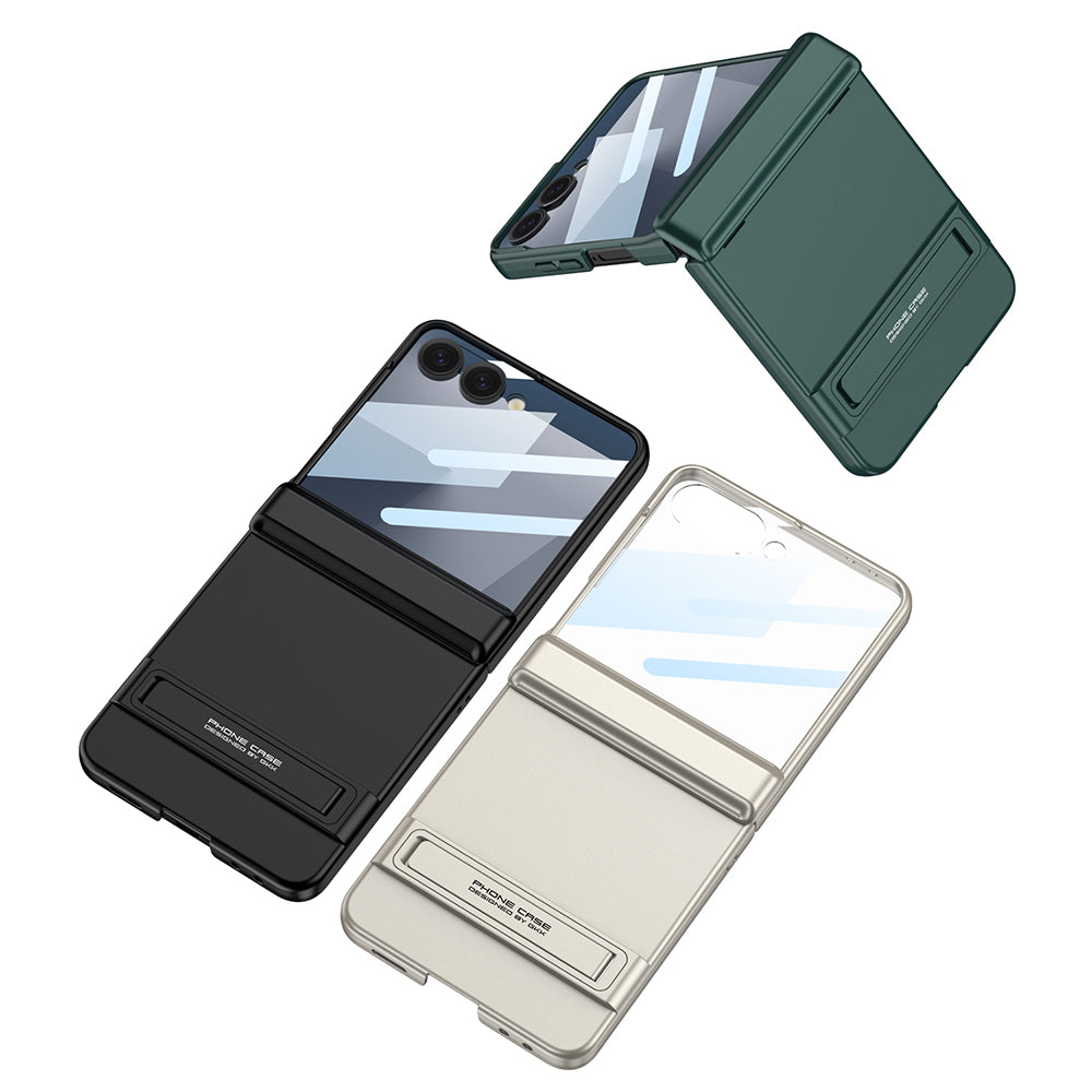 Galaxy Z Flip 7 Kılıf Zore Kıpta Standlı Kılıf