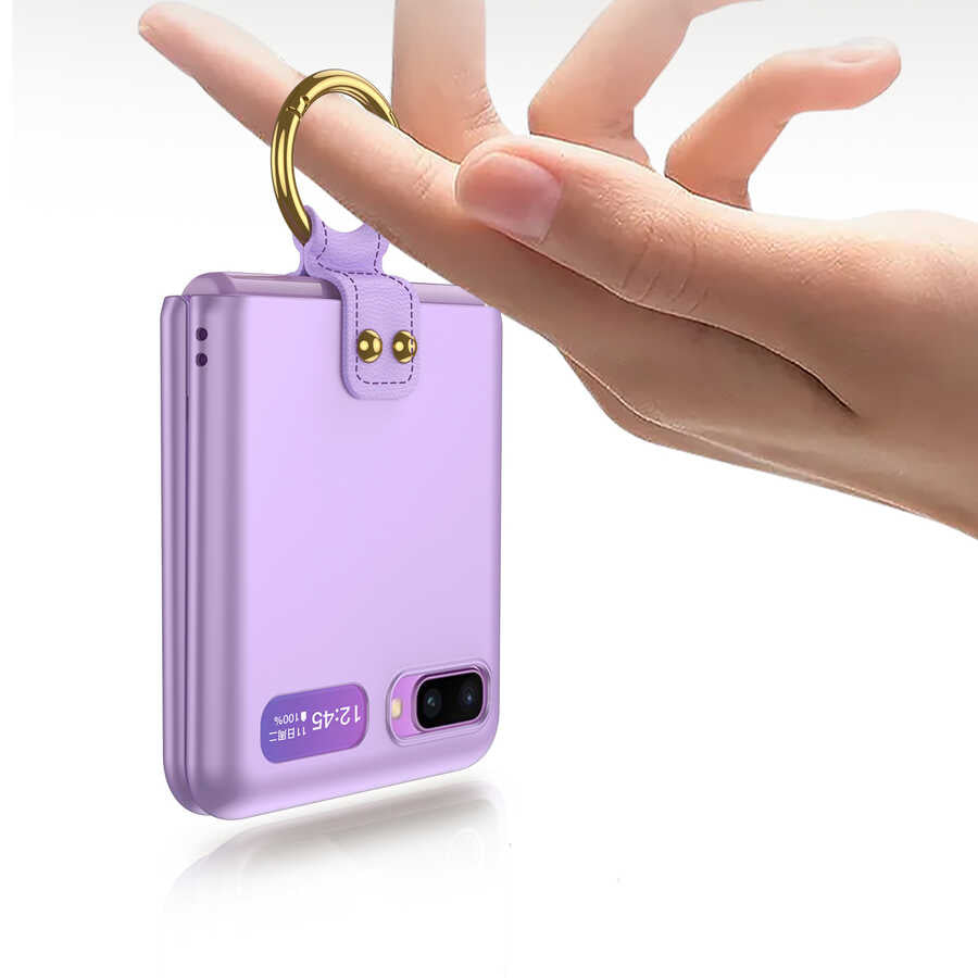 Galaxy Z Flip Kılıf Zore Flip Ring Kıpta Kılıf