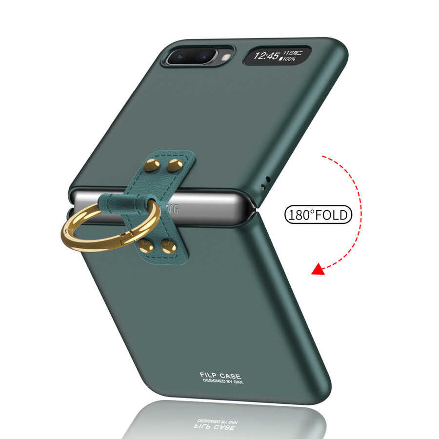 Galaxy Z Flip Kılıf Zore Flip Ring Kıpta Kılıf