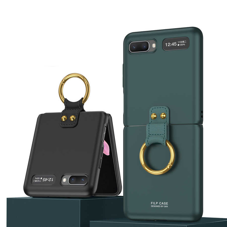 Galaxy Z Flip Kılıf Zore Flip Ring Kıpta Kılıf