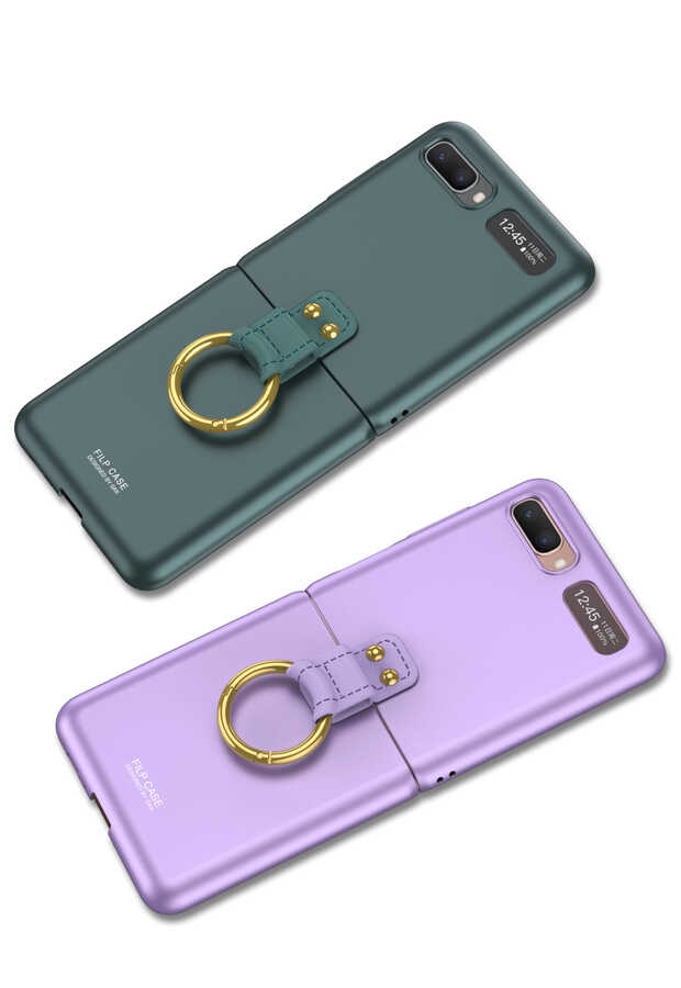 Galaxy Z Flip Kılıf Zore Flip Ring Kıpta Kılıf