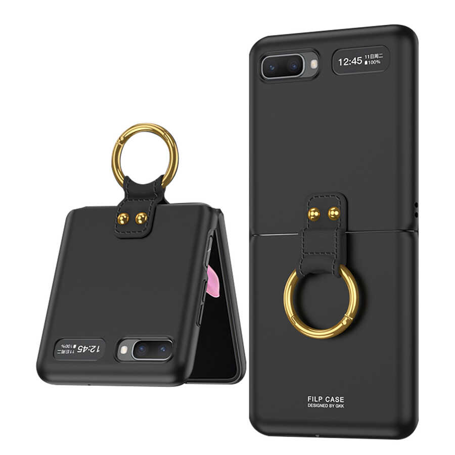 Galaxy Z Flip Kılıf Zore Flip Ring Kıpta Kılıf