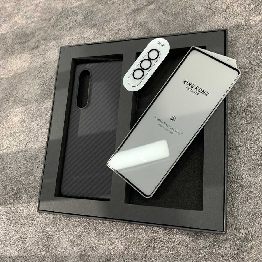 Galaxy Z Fold 3 Kılıf Benks 3 in 1 Suit Kılıf