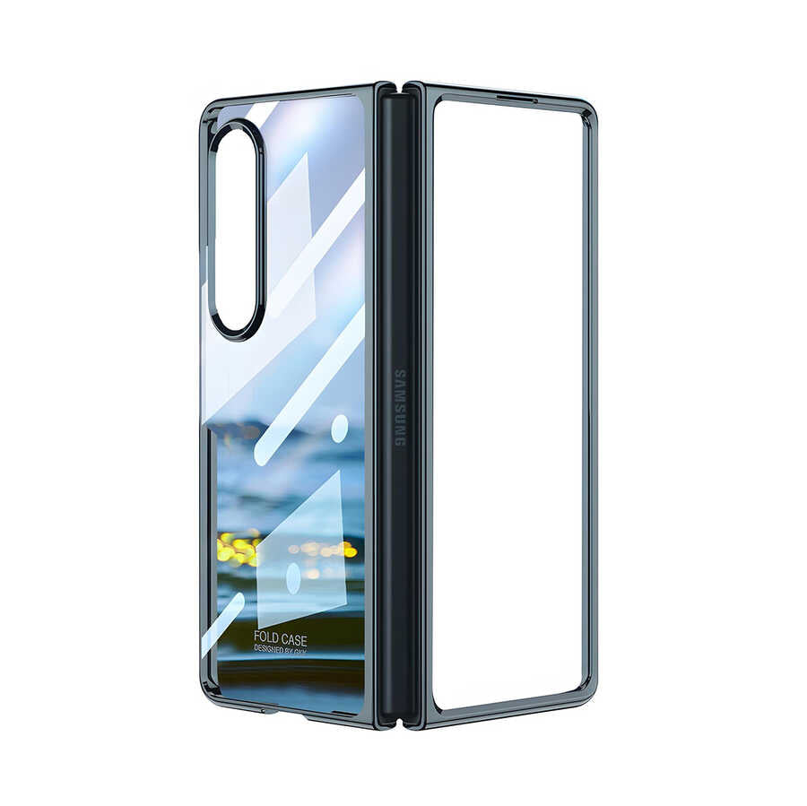 Galaxy Z Fold 4 Kılıf Zore Full Camlı Kıpta Kılıf