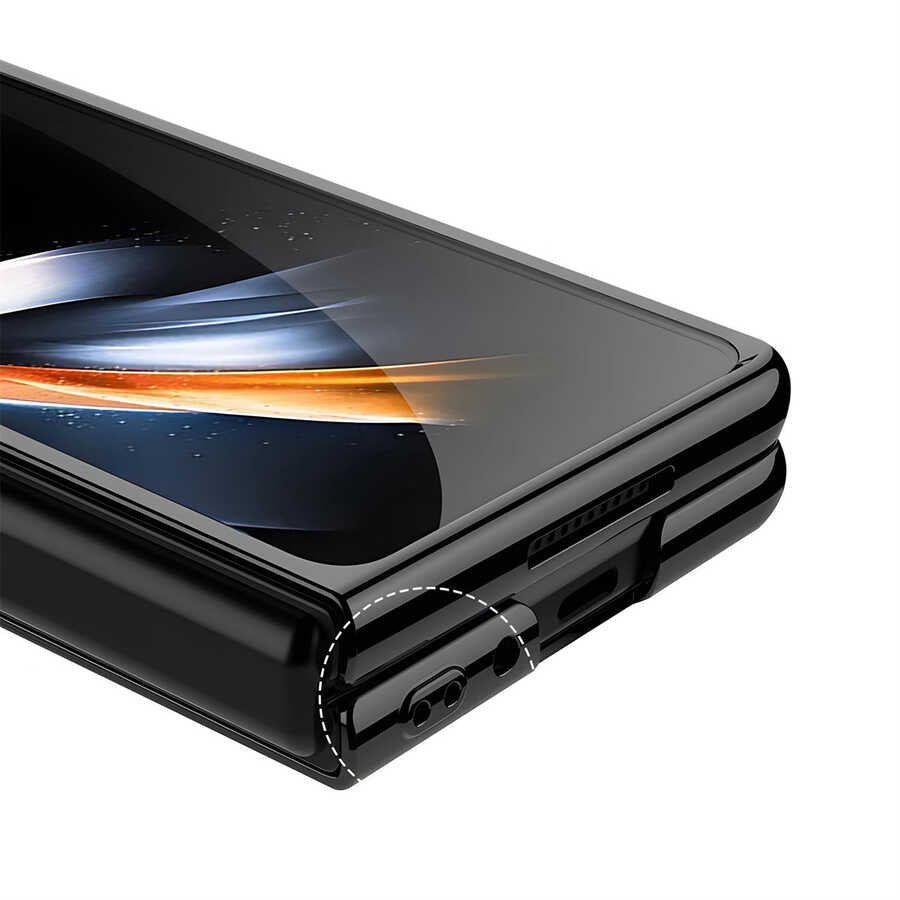 Galaxy Z Fold 4 Kılıf Zore Full Camlı Kıpta Kılıf