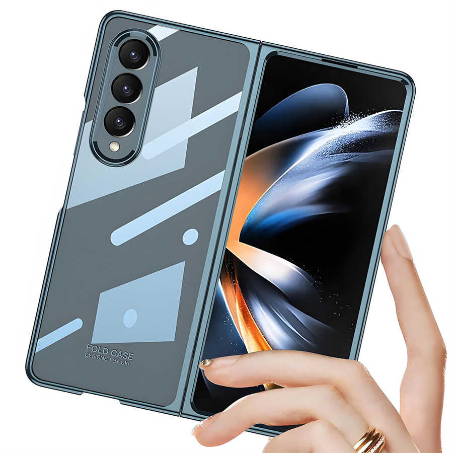 Galaxy Z Fold 4 Kılıf Zore Full Camlı Kıpta Kılıf