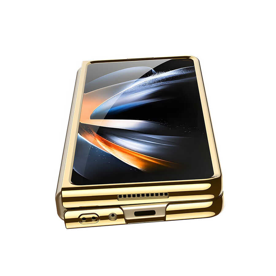 Galaxy Z Fold 4 Kılıf Zore Full Camlı Kıpta Kılıf