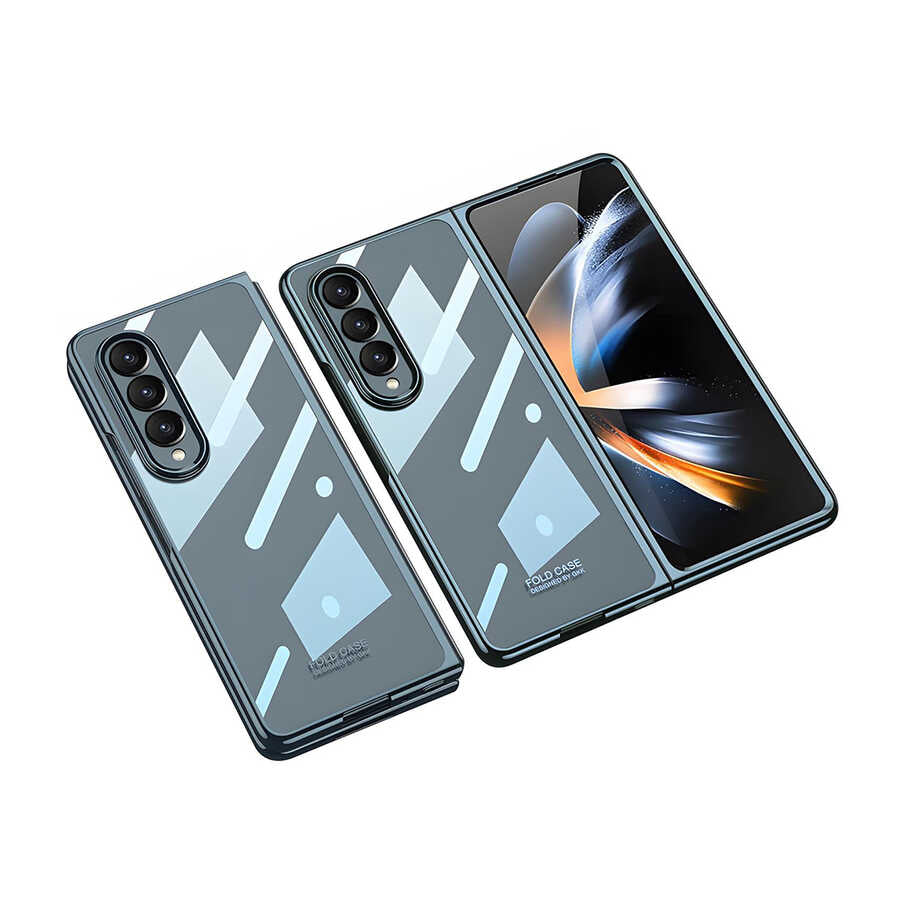 Galaxy Z Fold 4 Kılıf Zore Full Camlı Kıpta Kılıf