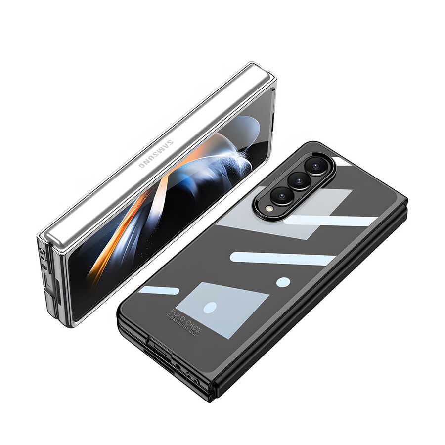 Galaxy Z Fold 4 Kılıf Zore Full Camlı Kıpta Kılıf