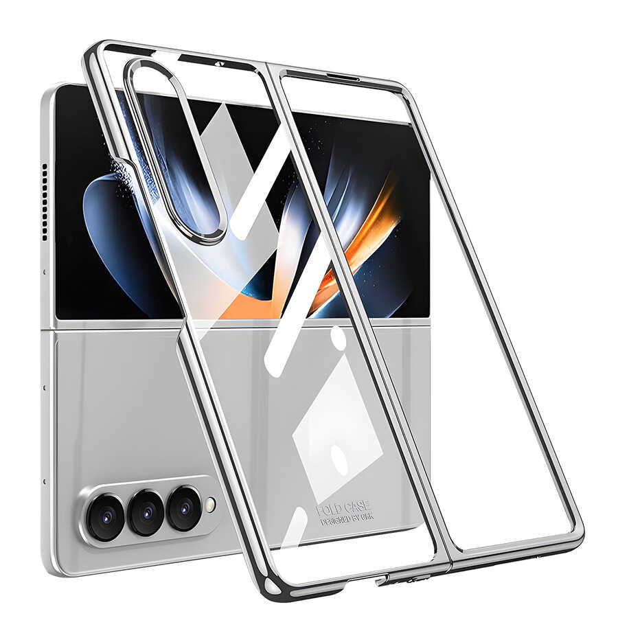 Galaxy Z Fold 4 Kılıf Zore Full Camlı Kıpta Kılıf
