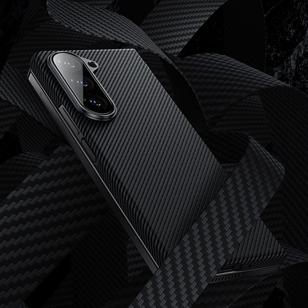Galaxy Z Fold 5 Benks Combo Üçlü Aksesuar Seti (600D Kevlar Karbon Kılıf + Corning Ekran Koruyucu + Kamera Lens Koruyucu)