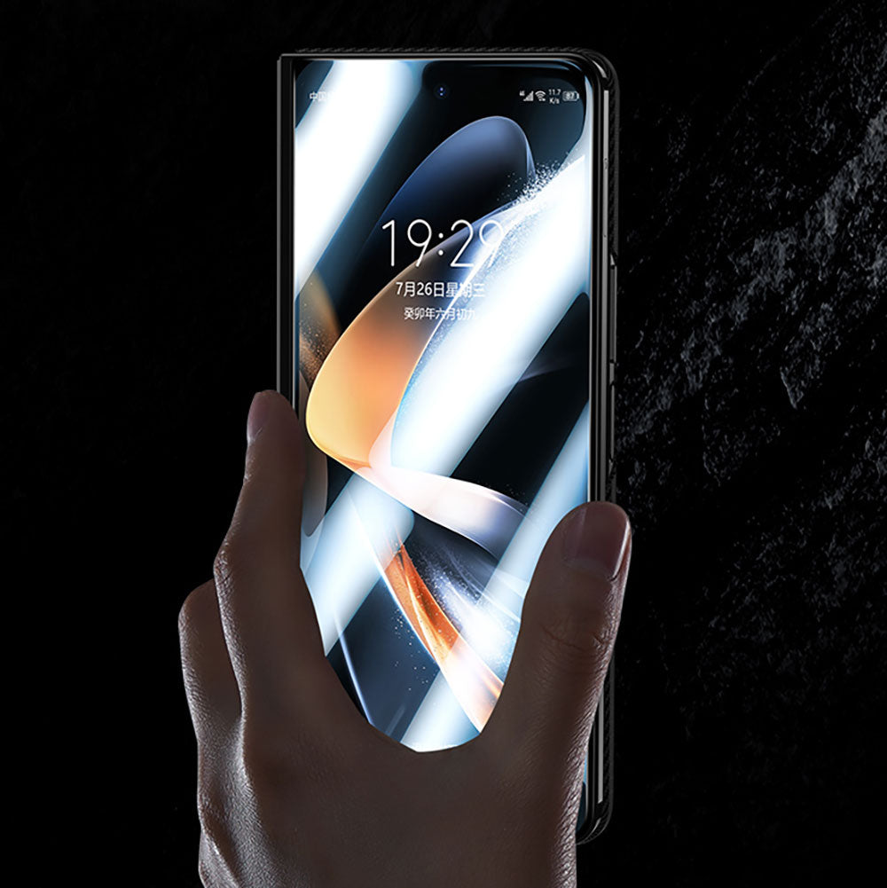 Galaxy Z Fold 5 Benks Combo Üçlü Aksesuar Seti (600D Kevlar Karbon Kılıf + Corning Ekran Koruyucu + Kamera Lens Koruyucu)