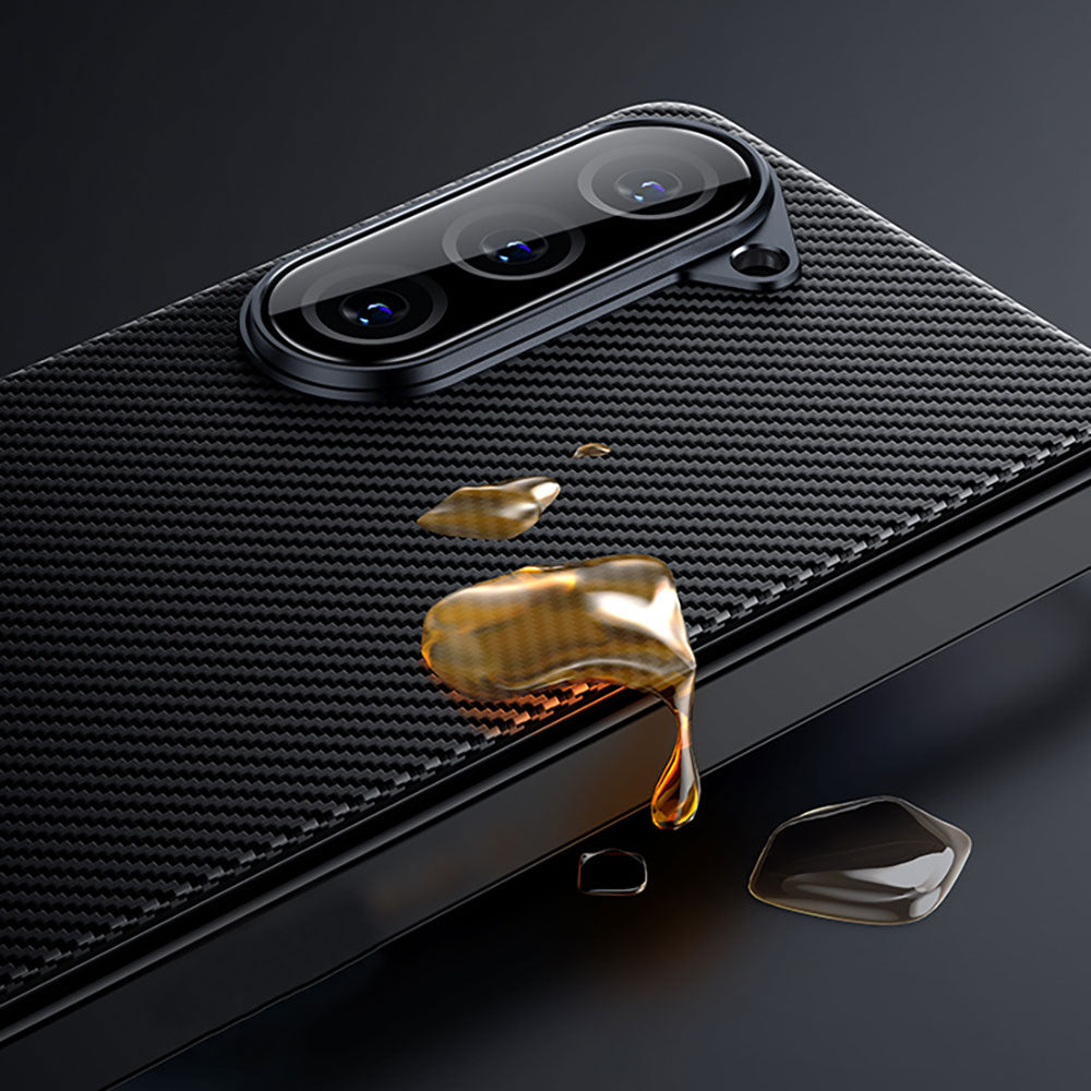Galaxy Z Fold 5 Benks Combo Üçlü Aksesuar Seti (600D Kevlar Karbon Kılıf + Corning Ekran Koruyucu + Kamera Lens Koruyucu)