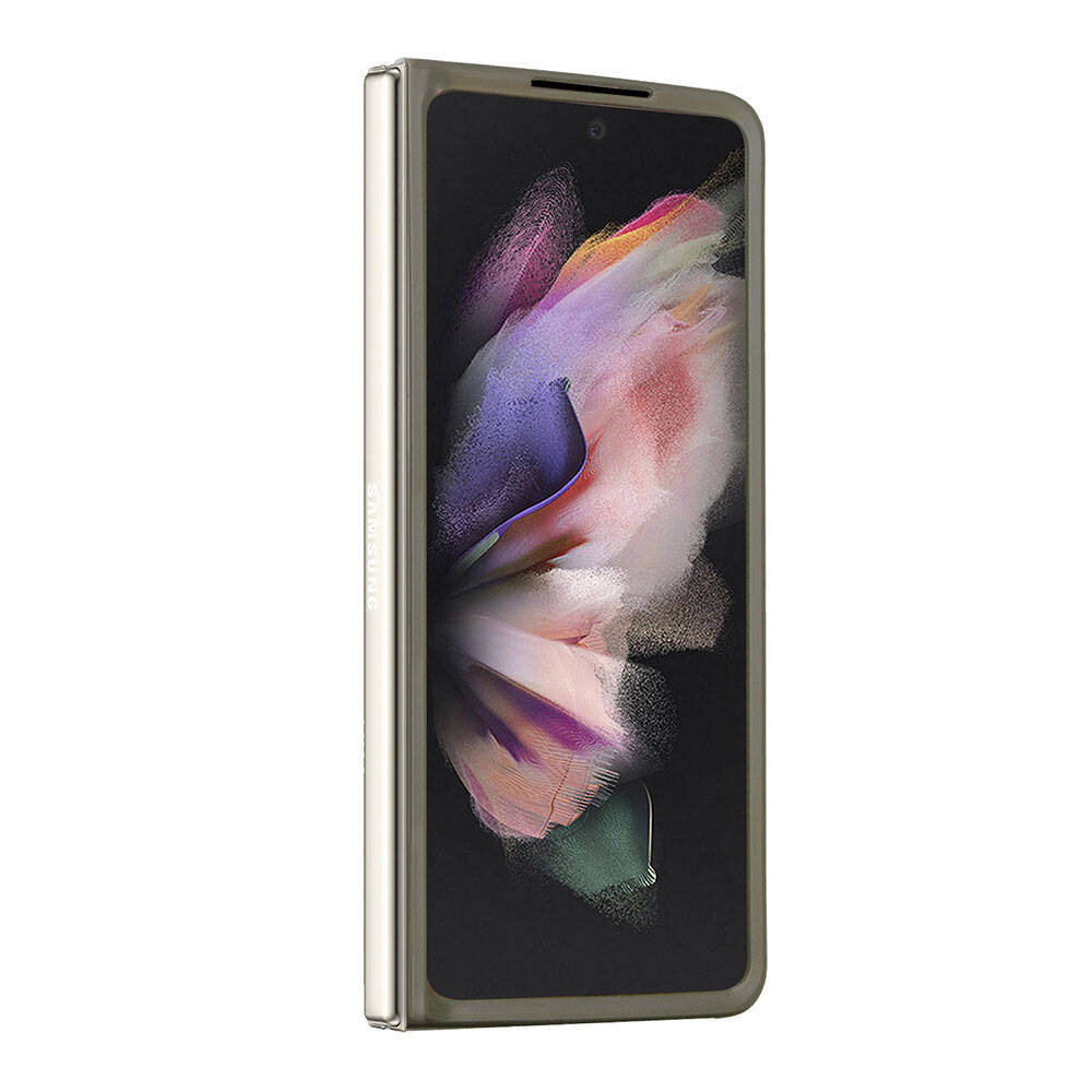 Galaxy Z Fold 5 Kılıf Guess Orijinal Lisanslı Yazı Logolu Glitter Flakes Kılıf