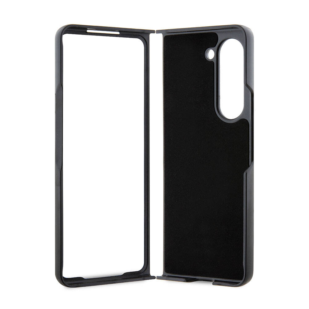 Galaxy Z Fold 5 Kılıf Karl Lagerfeld orijinal Lisanslı KL Desenli Karl İkonik Saffiano Kılıf