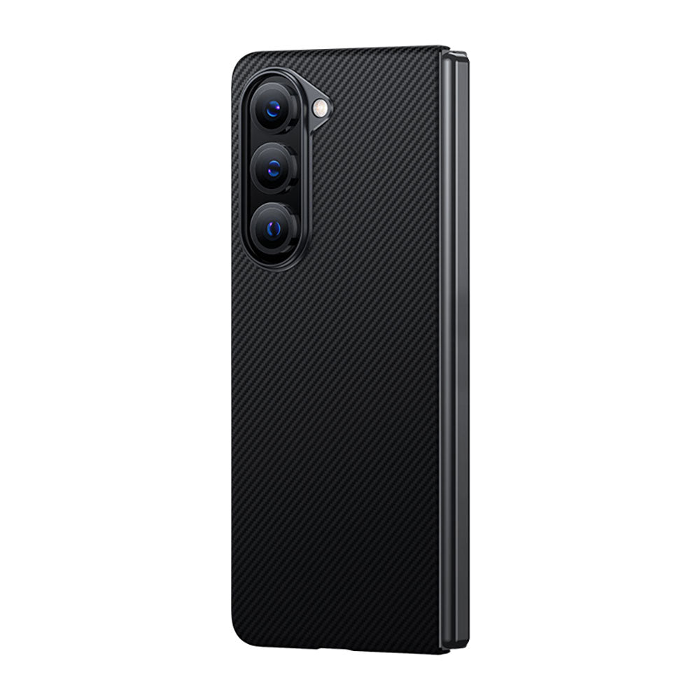 Galaxy Z Fold 5 Kılıf M-safe Özellikli Karbon Fiber Benks Essential 600D Kevlar Kılıf
