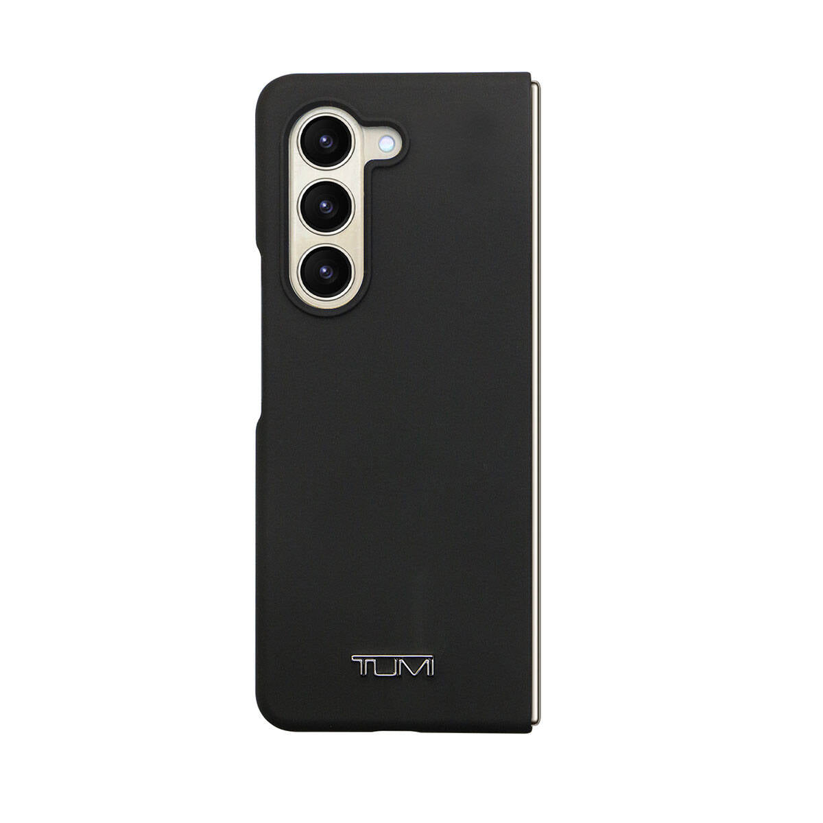 Galaxy Z Fold 5 Kılıf TUMI Liquid Silikon Metal Logo Dizayn Orijinal Lisanslı Kılıf