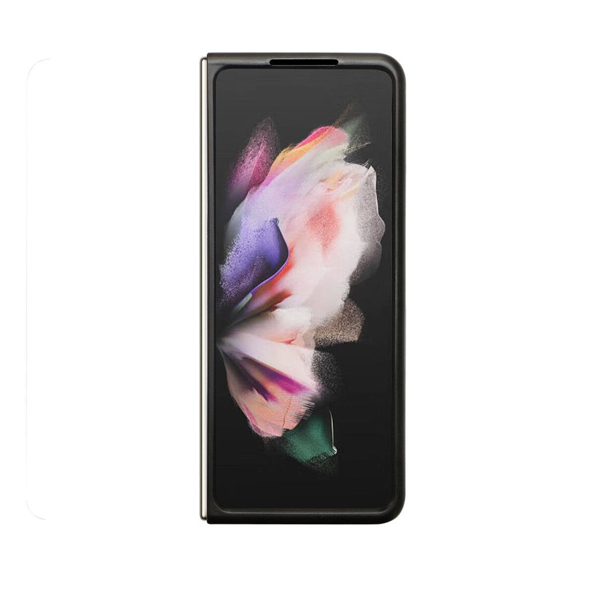 Galaxy Z Fold 5 Kılıf TUMI Liquid Silikon Metal Logo Dizayn Orijinal Lisanslı Kılıf