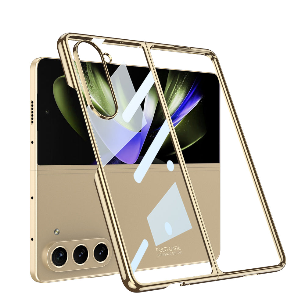 Galaxy Z Fold 5 Kılıf Zore Full Camlı Kıpta Kılıf