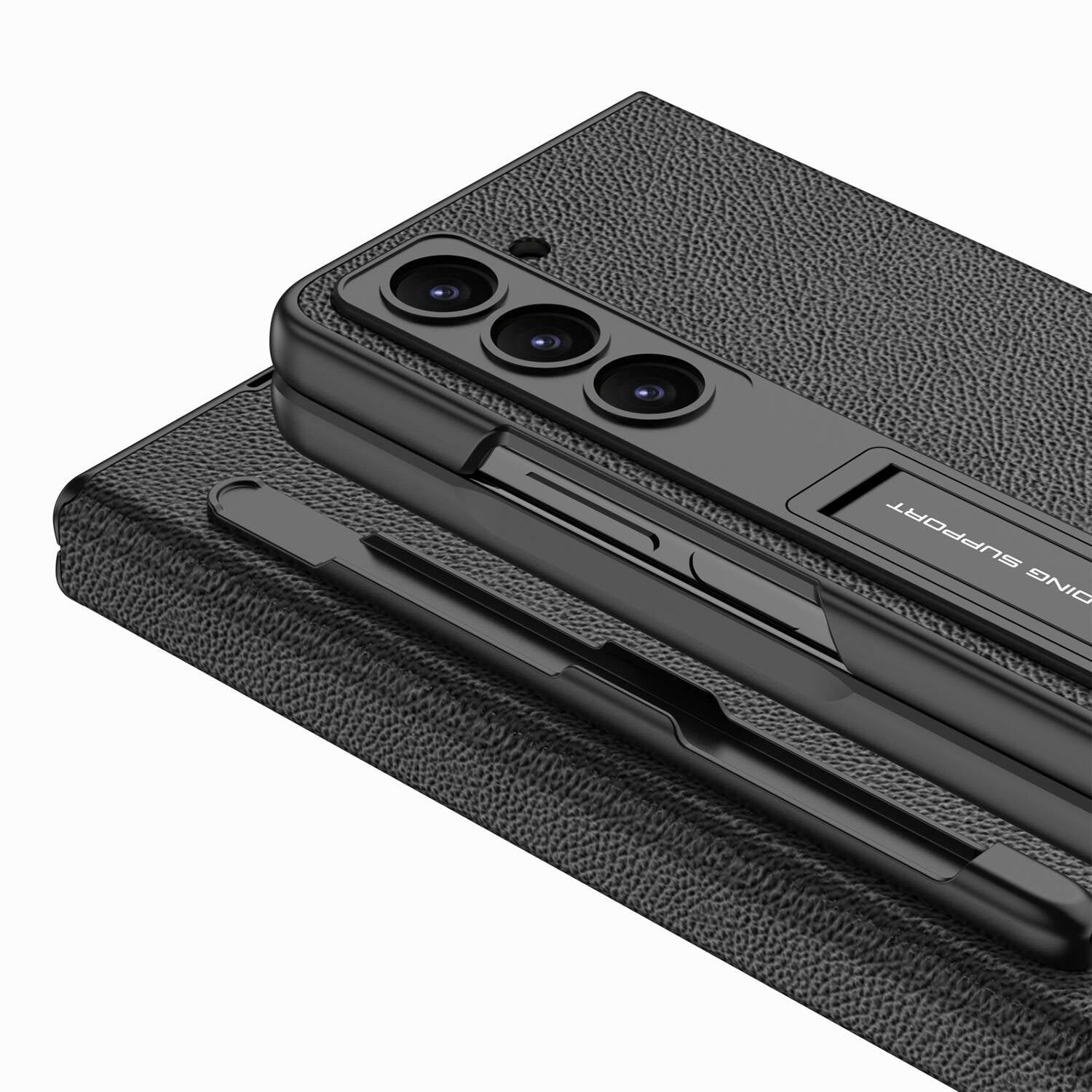 Galaxy Z Fold 5 Kılıf Zore Kalem Bölmeli Droga Kılıf