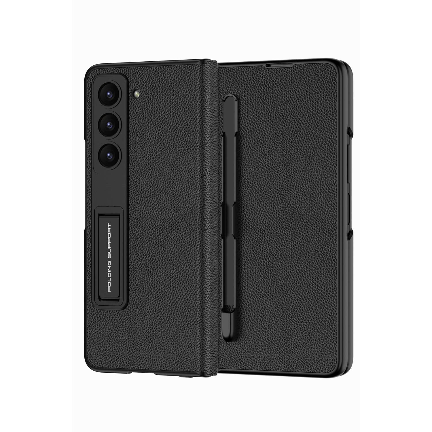 Galaxy Z Fold 5 Kılıf Zore Kalem Bölmeli Droga Kılıf