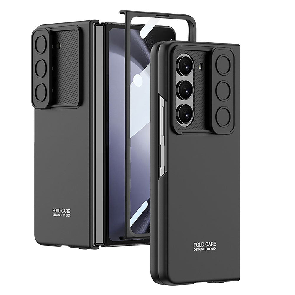 Galaxy Z Fold 5 Kılıf Kamera Korumalı Zore Kıpta Sürgülü Kılıf