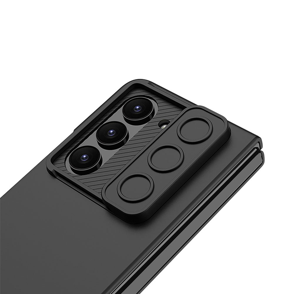 Galaxy Z Fold 5 Kılıf Kamera Korumalı Zore Kıpta Sürgülü Kılıf