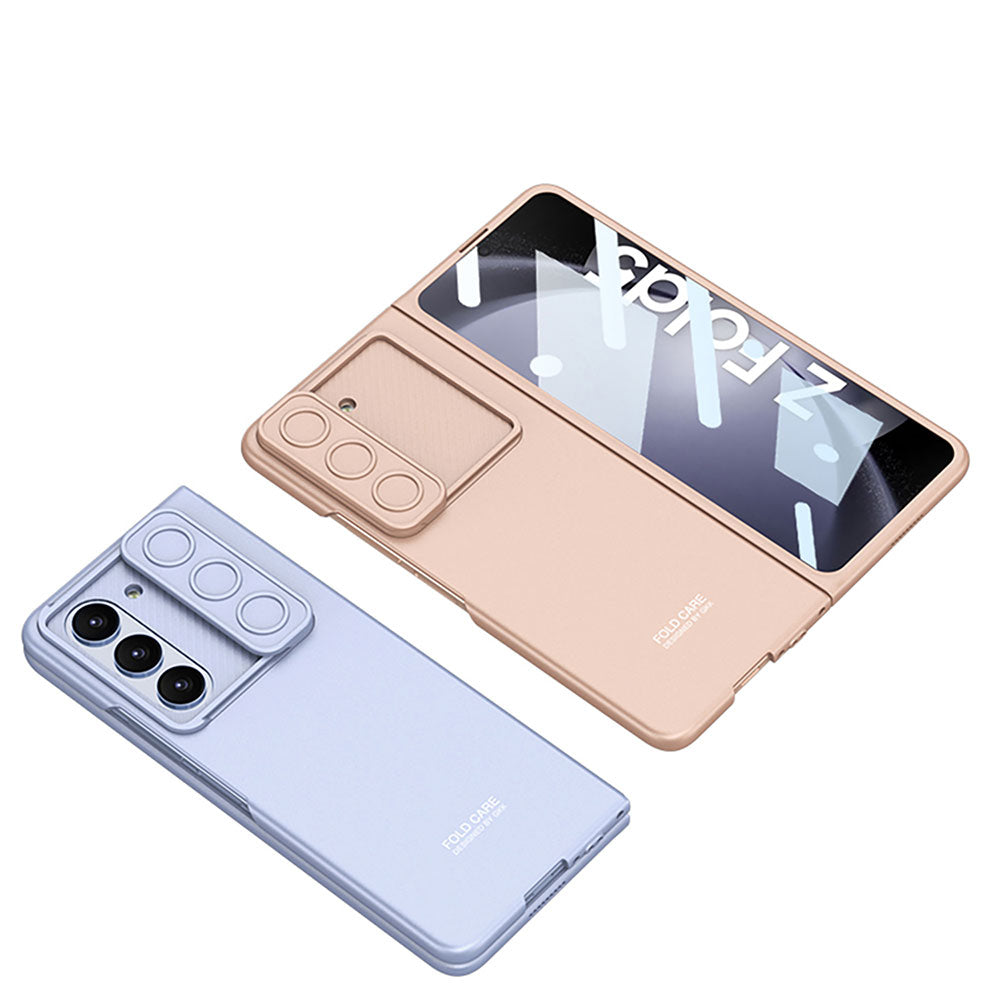 Galaxy Z Fold 5 Kılıf Kamera Korumalı Zore Kıpta Sürgülü Kılıf