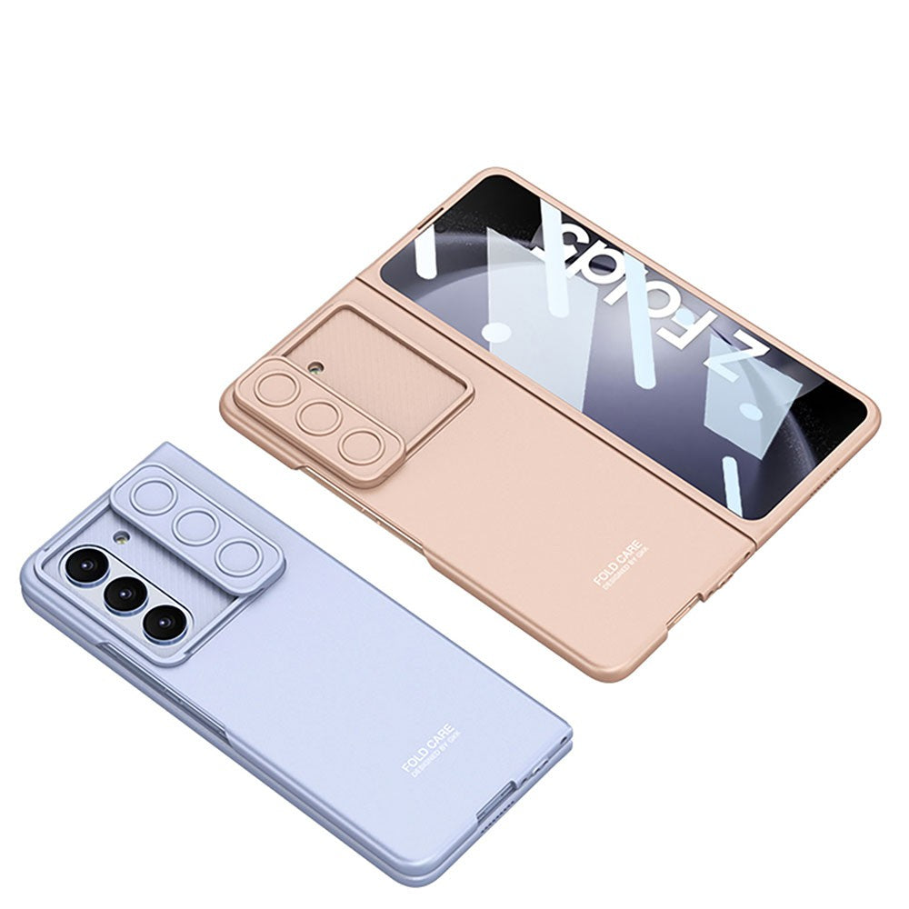 Galaxy Z Fold 5 Kılıf Kamera Korumalı Zore Kıpta Sürgülü Kılıf