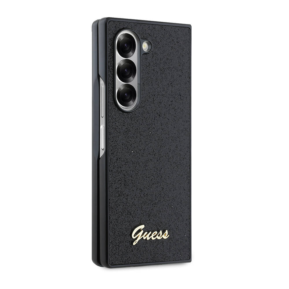 Galaxy Z Fold 6 Kılıf Guess Orijinal Lisanslı Yazı Logolu Glitter Script Kılıf