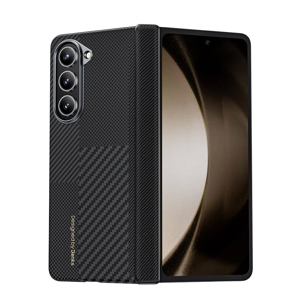 Galaxy Z Fold 6 Kılıf Karbon Fiber Benks Montage ArmorAir Kevlar Kılıf