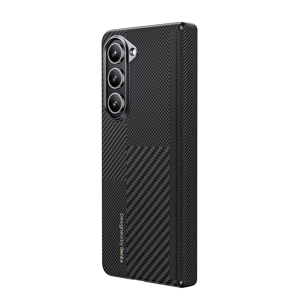 Galaxy Z Fold 6 Kılıf Karbon Fiber Benks Montage ArmorAir Kevlar Kılıf