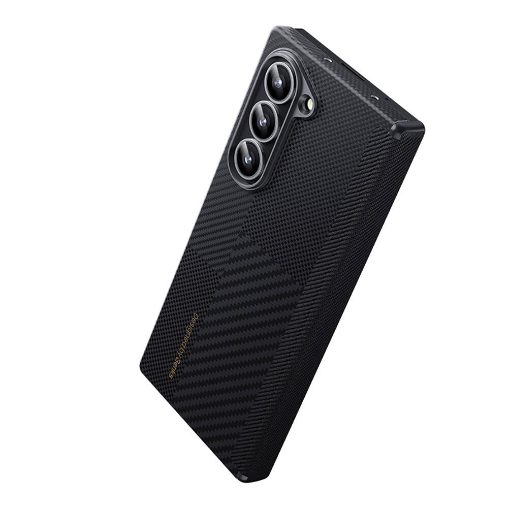 Galaxy Z Fold 6 Kılıf Karbon Fiber Benks Montage ArmorAir Kevlar Kılıf