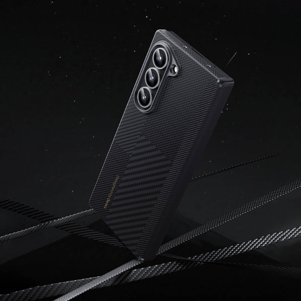 Galaxy Z Fold 6 Kılıf Karbon Fiber Benks Montage ArmorAir Kevlar Kılıf