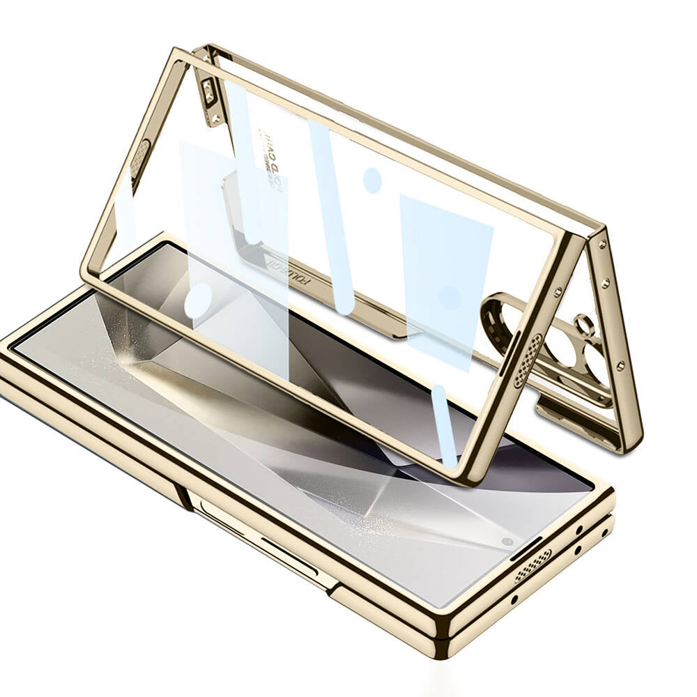 Galaxy Z Fold 6 Kılıf Zore Full Camlı Kıpta Kılıf