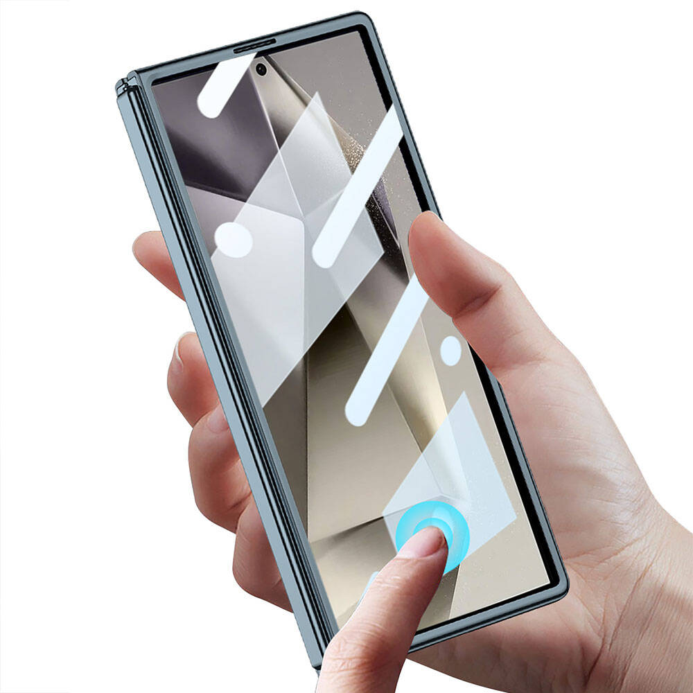 Galaxy Z Fold 6 Kılıf Zore Full Camlı Kıpta Kılıf