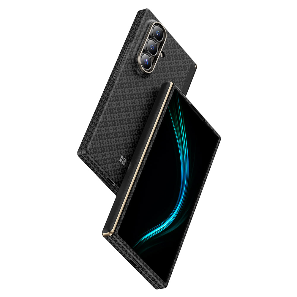 Galaxy Z Fold 7 Benks ArmorAir ArmorGrid Grand Combo Üçlü Aksesuar Seti (Ön Arka Kevlar Karbon Kılıf + Ekran Koruyucu)