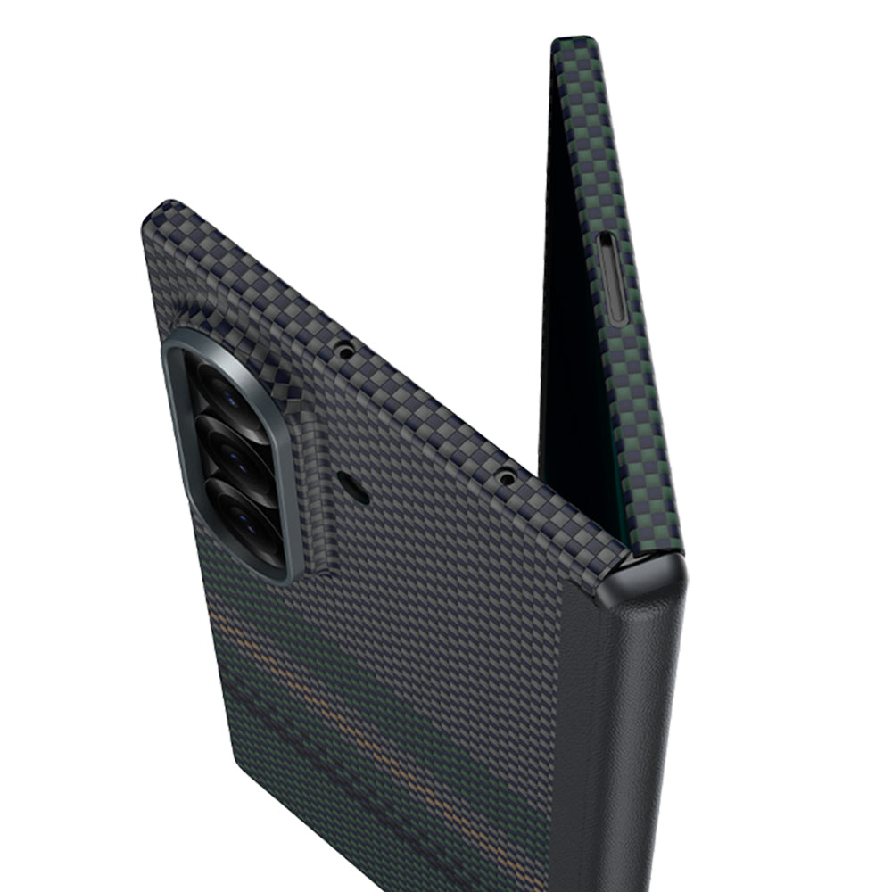 Galaxy Z Fold 7 Benks ArmorAir Aurora Grand Combo Üçlü Aksesuar Seti (Ön Arka Kevlar Karbon Kılıf + Ekran Koruyucu)