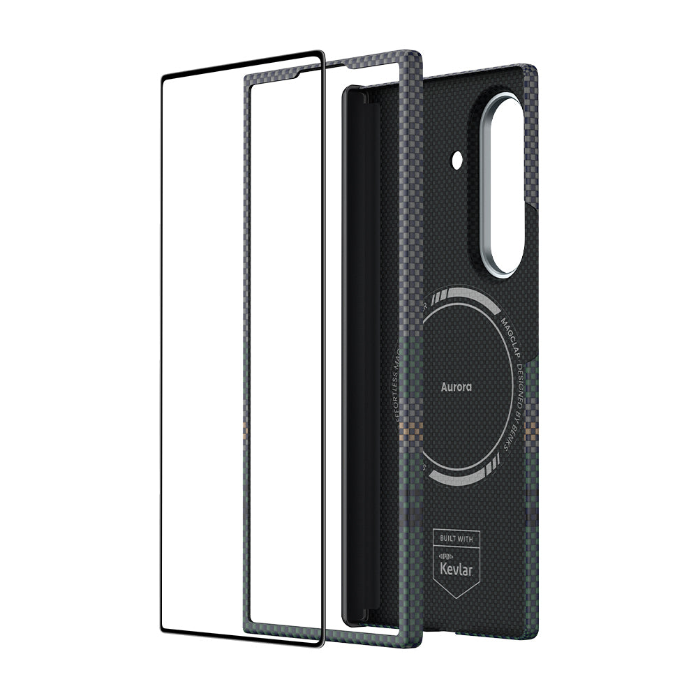 Galaxy Z Fold 7 Benks ArmorAir Aurora Grand Combo Üçlü Aksesuar Seti (Ön Arka Kevlar Kılıf + Ekran Koruyucu)